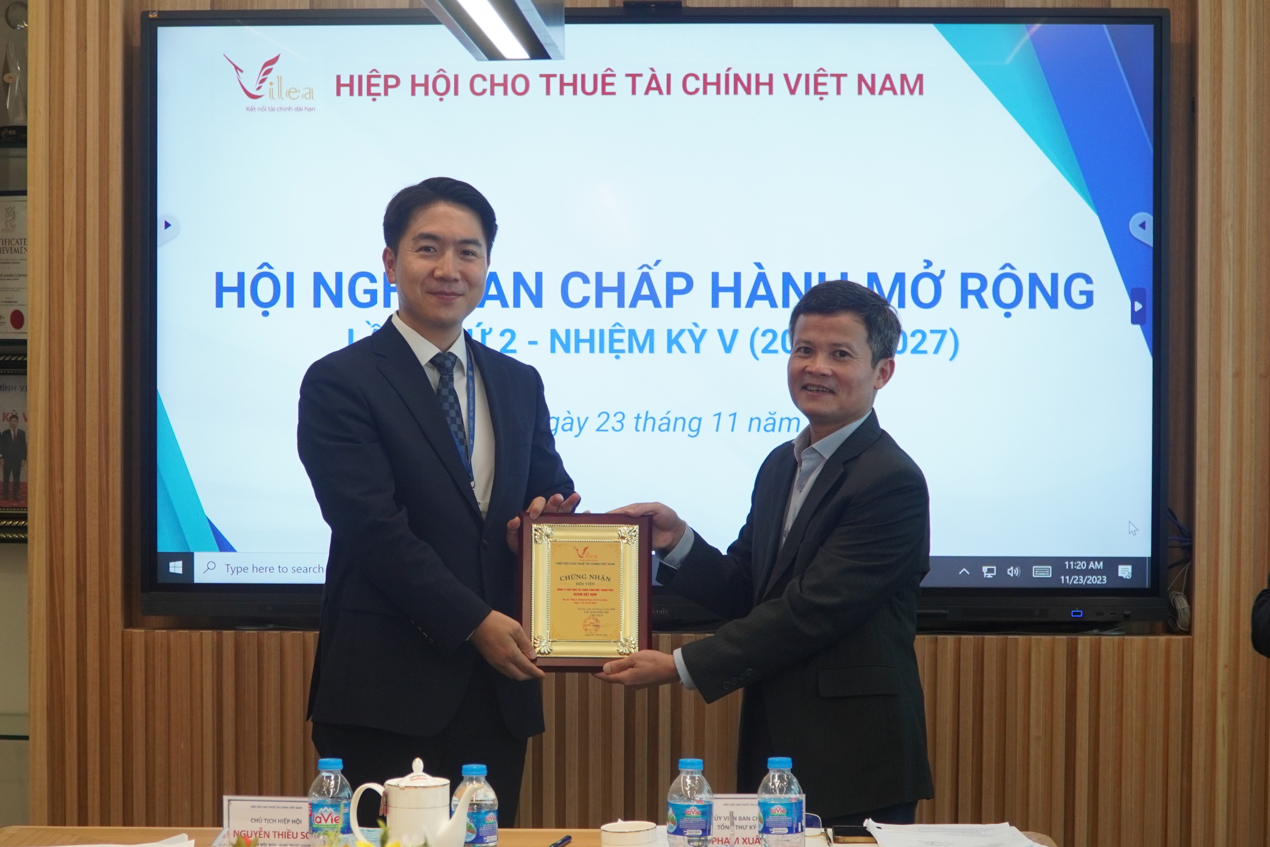 The VFLA admitted the financial leasing company Kexim as a new member
